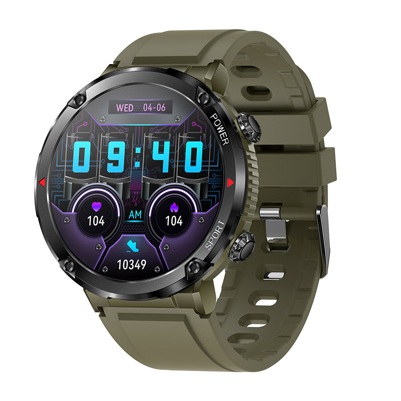 T30 Outdoor Bluetooth Call Smart Watch Large Screen HD Step by Step Heart Rate Blood Pressure Multi Exercise Smart Watch - Image 2
