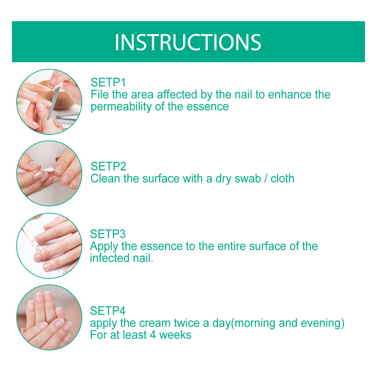 South Moon Nail Care Essence Moisturizes And Cleanses Hands, Feet And Nails And Brightening Nails Daily Care Essence - Image 6