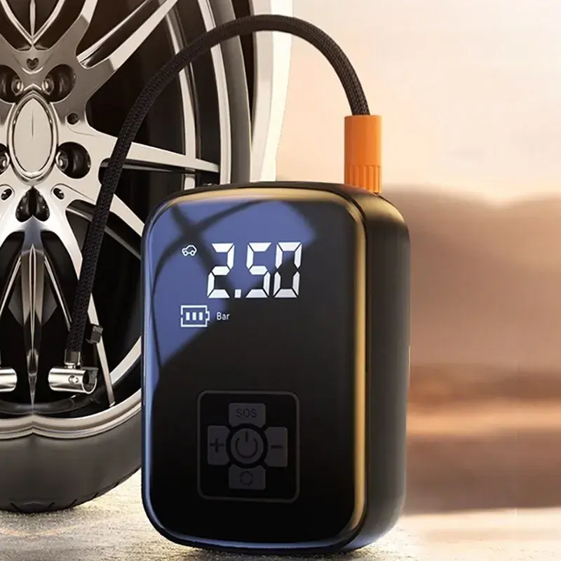 Car mounted wireless inflation pump car mini inflation pump household car dual-use high-pressure air pump - Image 7