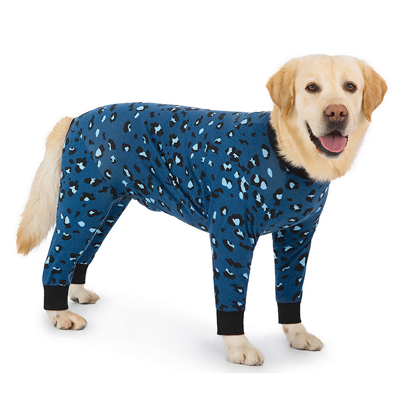 Medium and large dog pet clothing thin design belly protection weaning and sterilization suit - Image 48