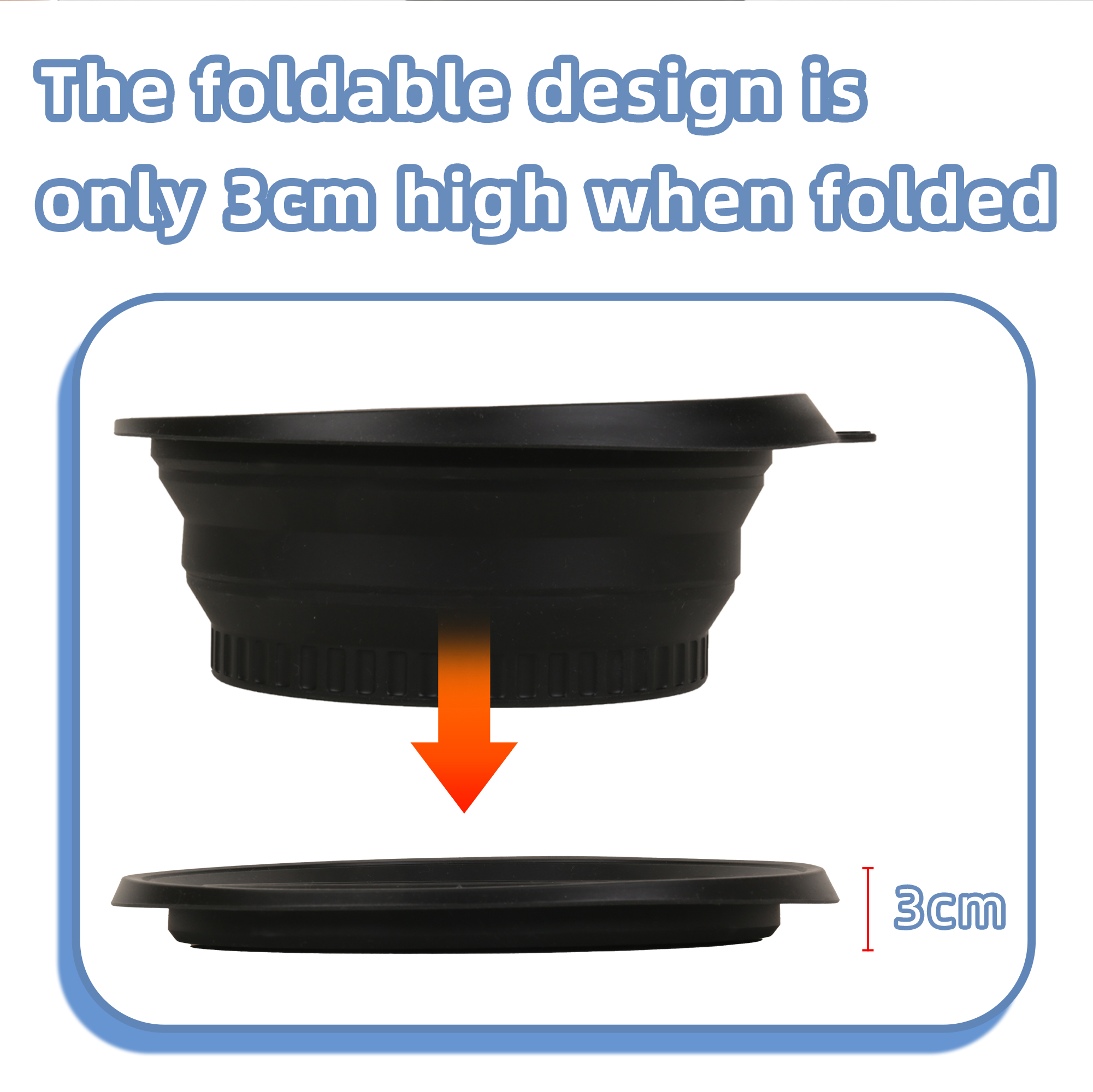 Silicone Ice Bath Washbasin Relief Stress Improved Blood Circulation Ice Washbowl Foldable Rapid Cooling Bathing Travel - Image 3