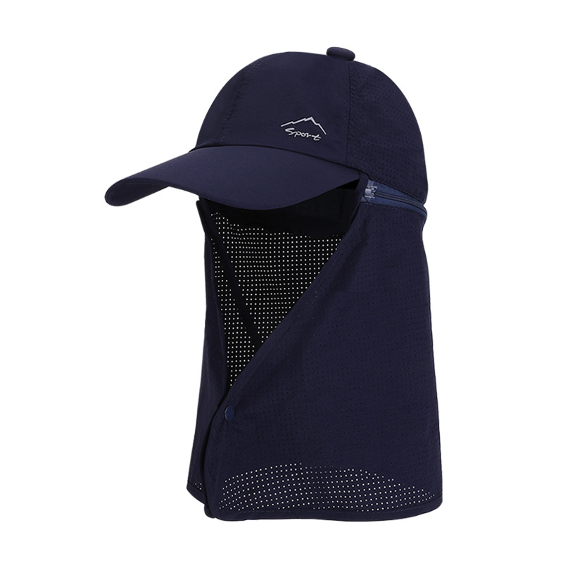 1pc Summer Baseball Cap with Detachable 360° Neck Sun Flap. For men, hiking, fishing, outdoor. - Image 4