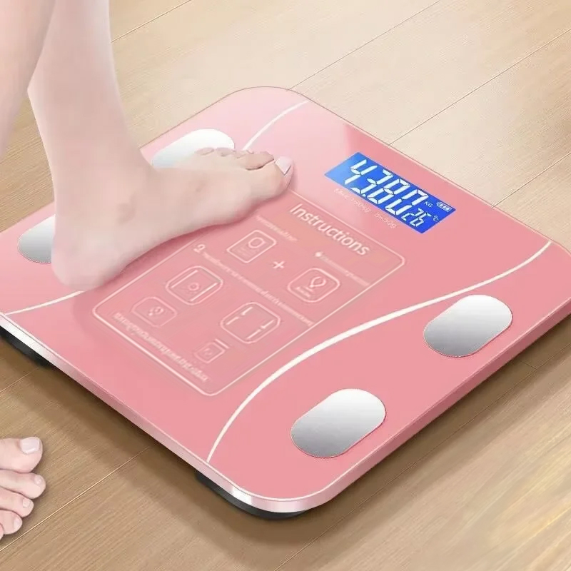 Bluetooth smart scale with app, full-body analysis, iOS/Android, 180kg, high-precision for fitness. - Image 4