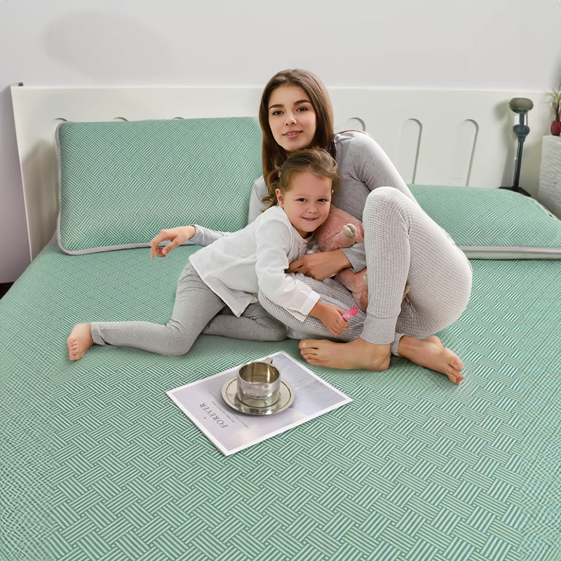600D Carbon Fiber Summer Mat, Natural Ice Vine Cooling Mat, Can, Naked-sleep Cool Mattress, Pillowcase - Image 6