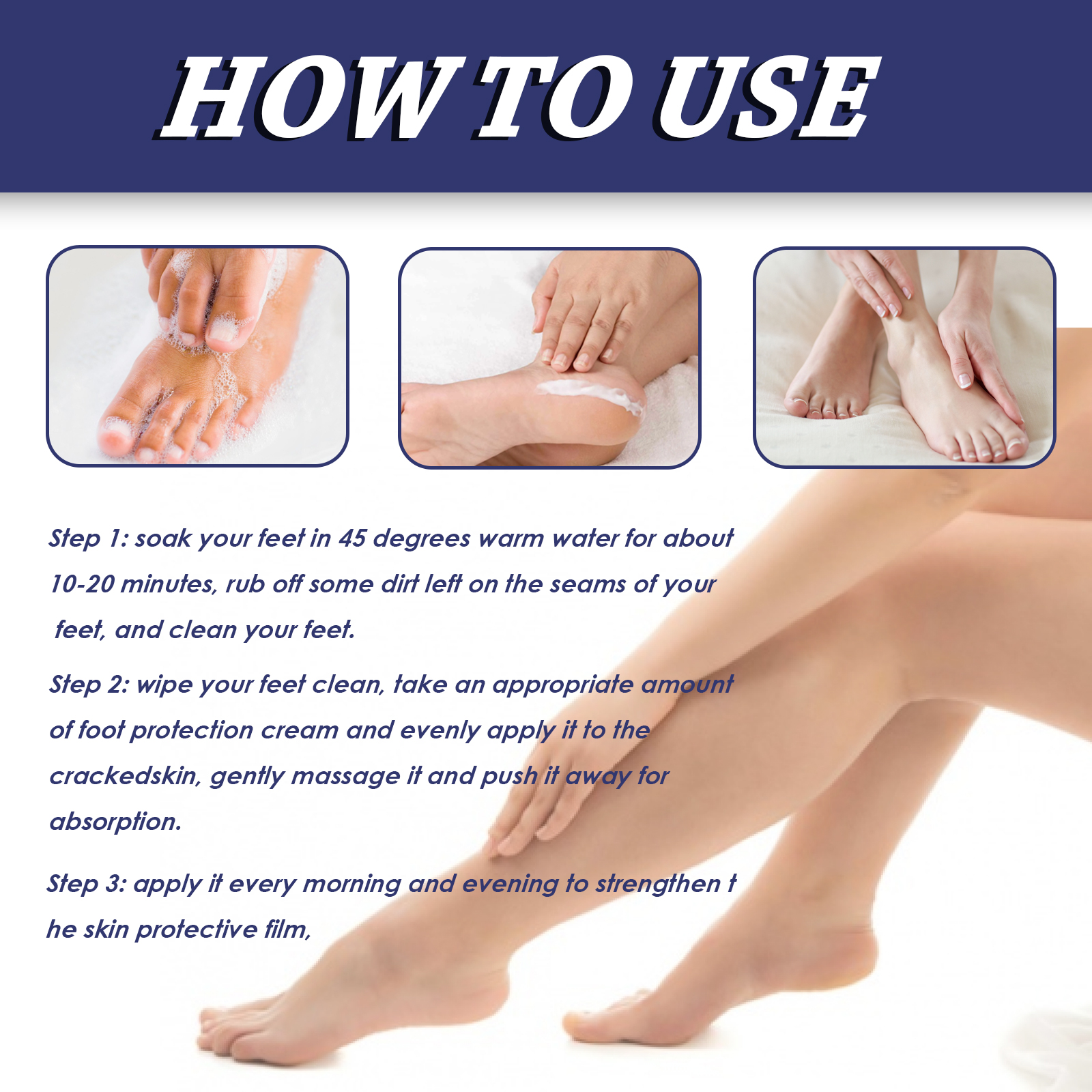 South Moon Urea Hand And Foot Cream, Anti-Crack Peeling Repair Skin Crack Dry Moisturizing Skin Soothes Skin - Image 6