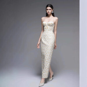 Romantic  Embroidered Strap Dress for Women, Soft Summer Fairy Dress, Sweet and Elegant Style