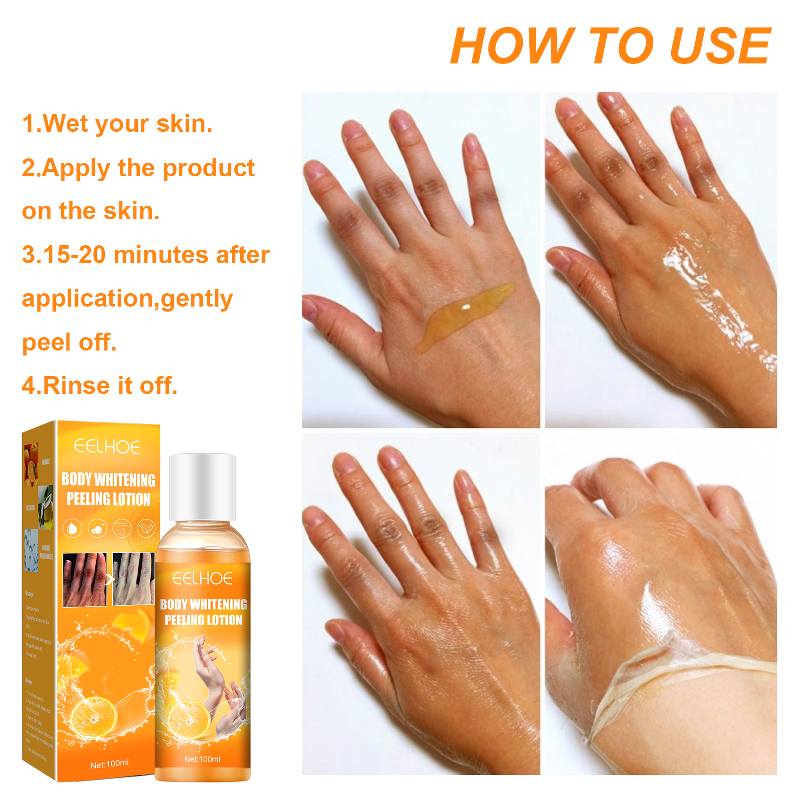 EELHOE Blackening Whitening Gel, Repair Hydrating Brightening Skin Melanin Removal Gel - Image 6