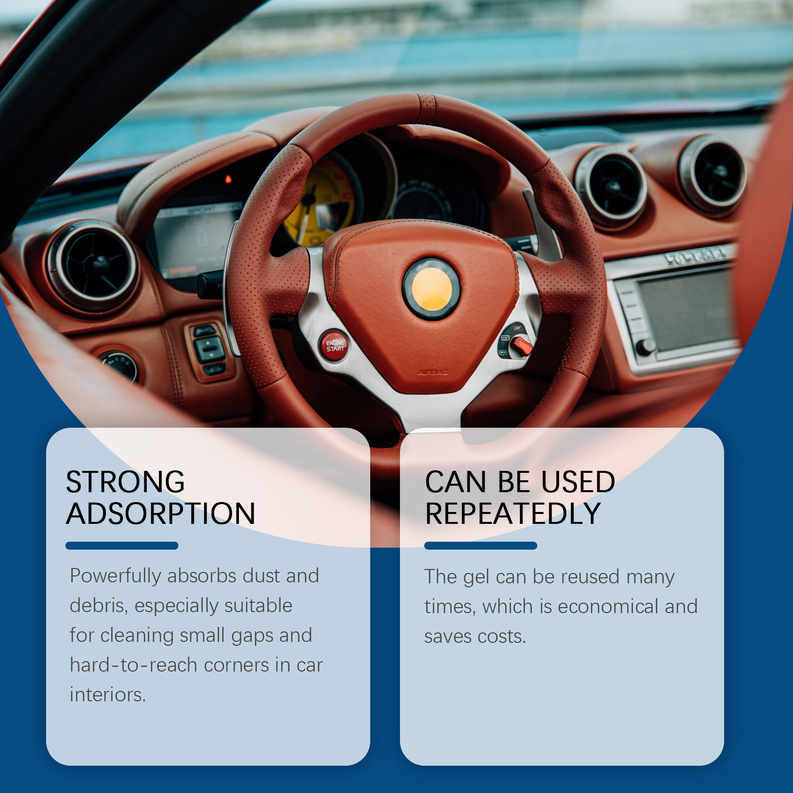 Rayhong Automotive Cleaning Gel Automotive Interior Gap Automotive Multi-Function Air Outlet Cleaning Soft Adhesive - Image 4