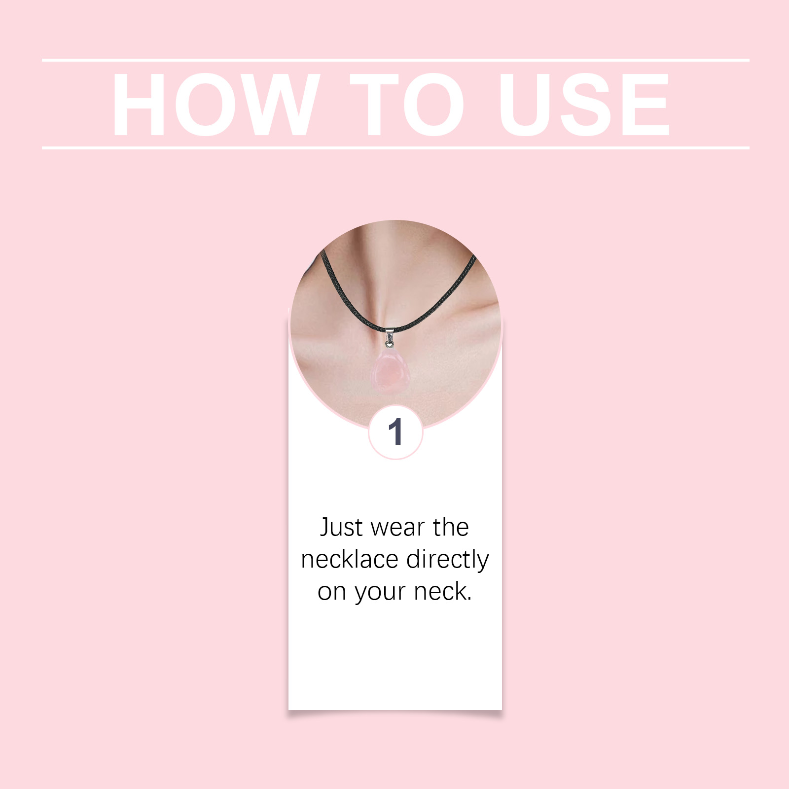 Hoexe Exquisite Powder Crystal Necklace Light Luxury Niche Ins Simple Style Everyday Clavicle Chain Gentle Temperament - Image 6