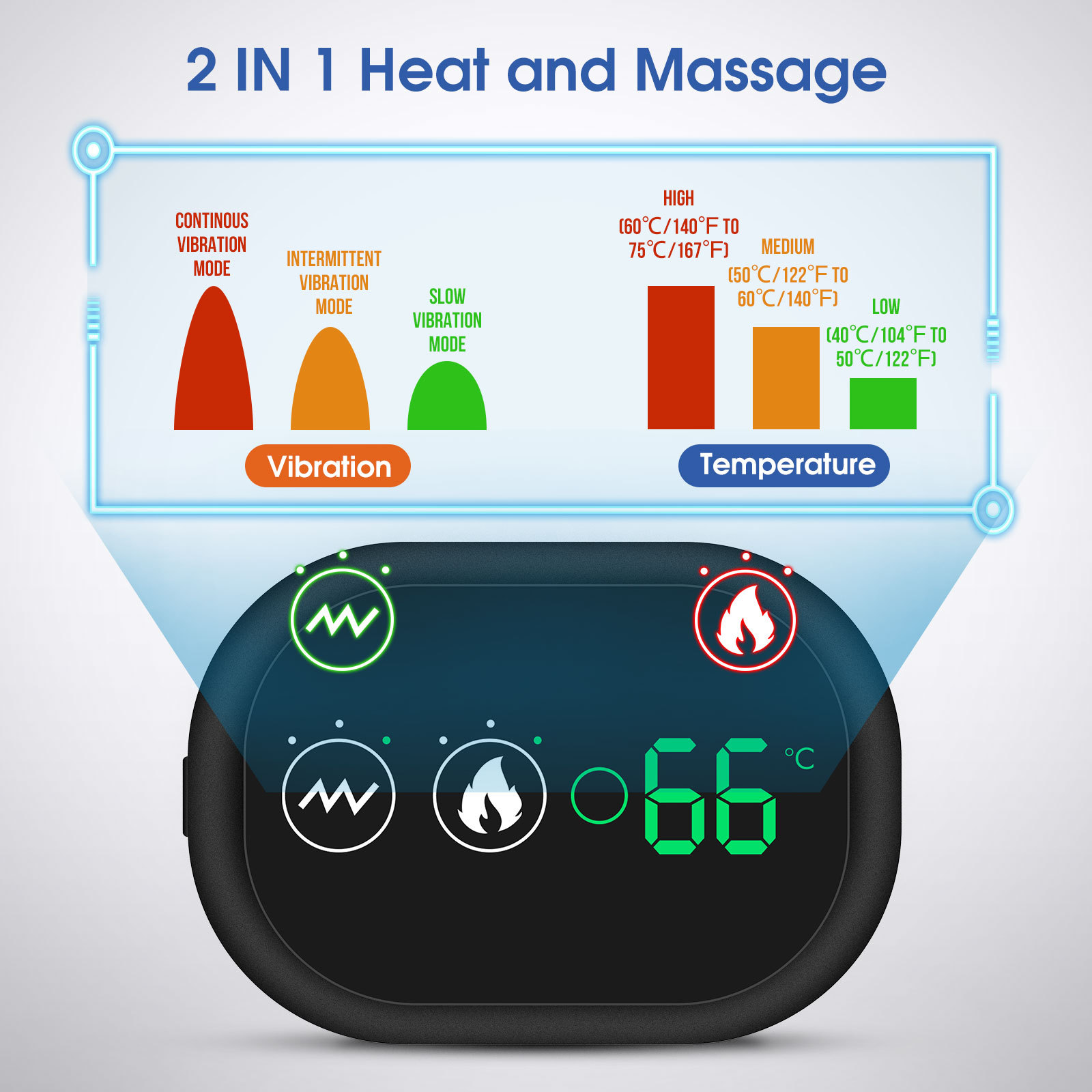 Thermal Massage Shoulder Support with Charging Heating Function for Shoulder Periarthritis Therapy and Massage - Image 4