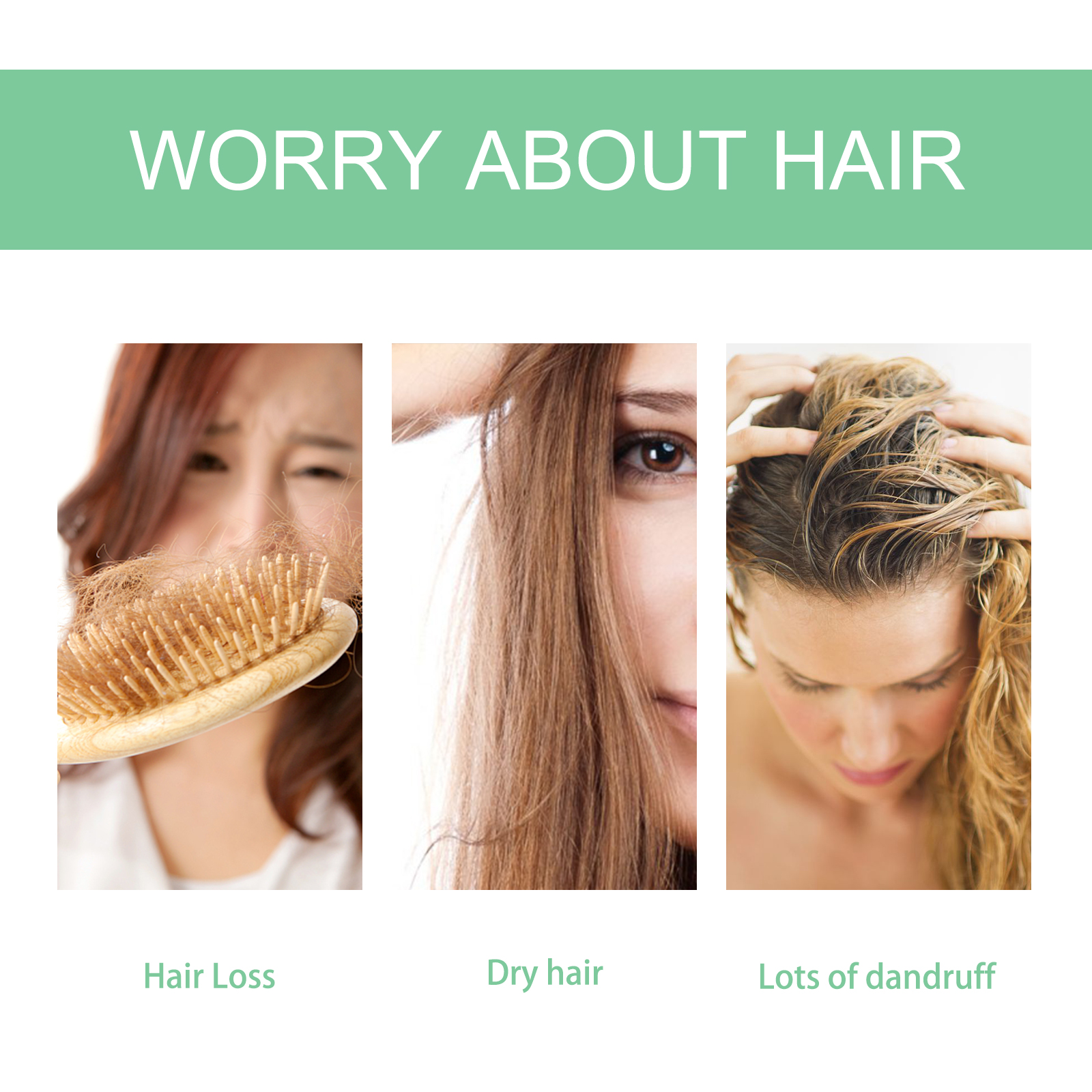 Hoegoa Hair Thickening Conditioner, Deep Moisturizing Repair Ironing And Dyeing Dry Hair And Frizzy Hair With Split Ends - Image 3