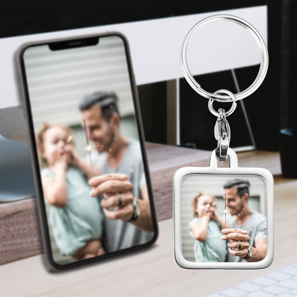 New Keychain Photo Custom Photo Box Ornament Photo Keychain Custom - Image 2