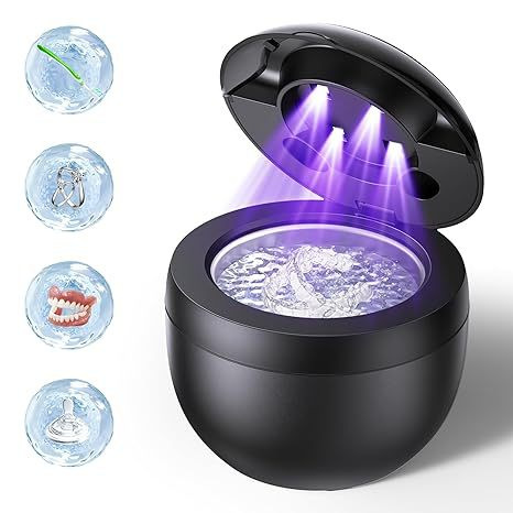 Ultrasonic Denture Cleaner Portable Retainer and Aligner Cleaning Device - Image 7
