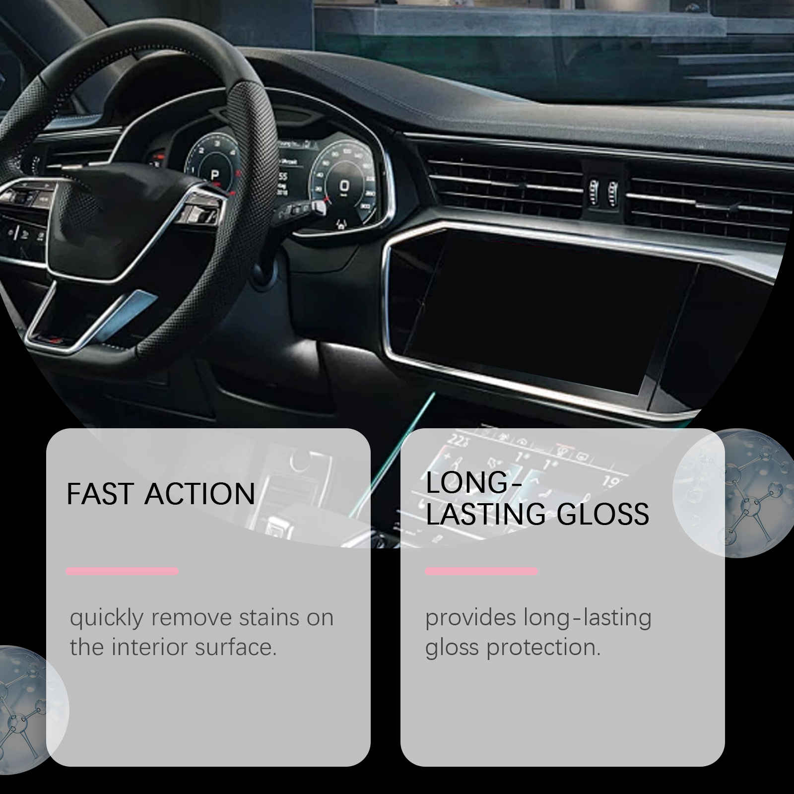 Rayhong Automotive Interior Polishing Agent (Including Tools) Automotive Leather Interior Maintenance, Cleaning, Care, Polishing And Refurbishment Agent - Image 3