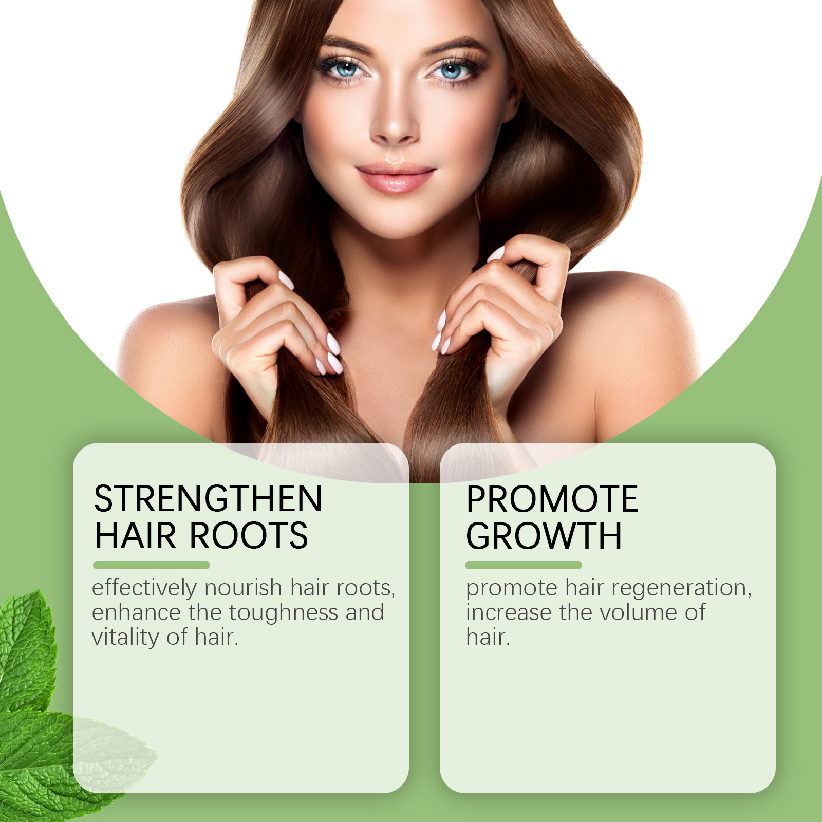 Hoegoa Hair Treatment Spray, Gentle, Soft, Plump And Moisturizing Hair Care Massage Treatment Spray - Image 3