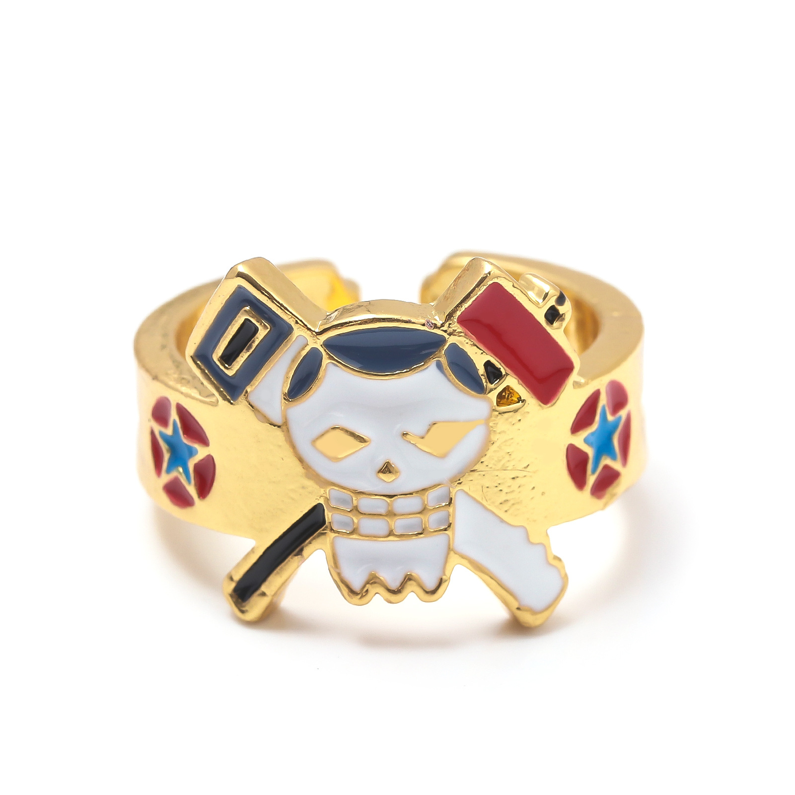 Anime Merchandise One Piece Straw Hat Pirates Ring - Luffy, Zoro, Sanji, Nami, Robin, Chopper Cosplay Finger Ring - Image 7
