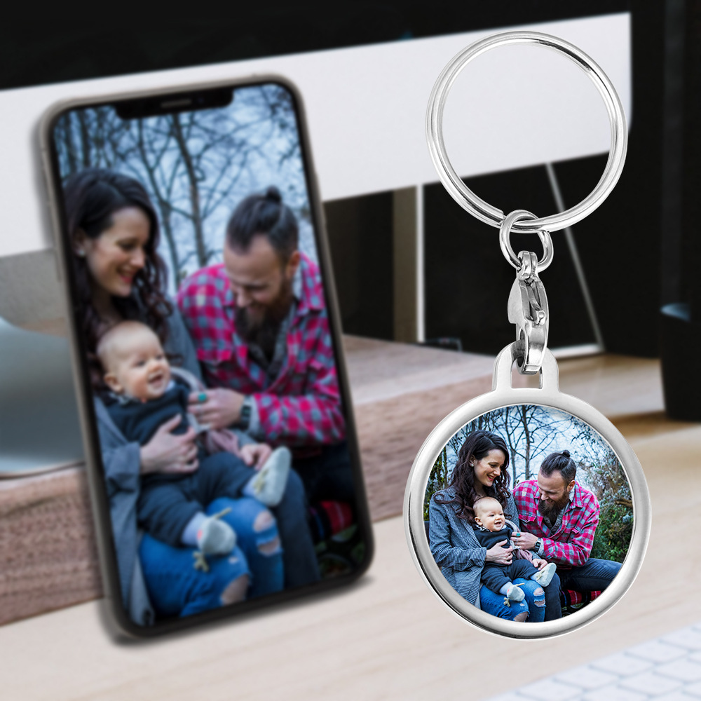 New Keychain Photo Custom Photo Box Ornament Photo Keychain Custom - Image 3