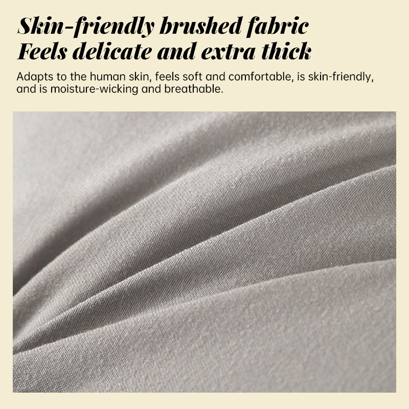 Fluffy Warm Feather-Cotton Backrest - Classic Solid Brushed Triangular Bed Cushion - Image 14
