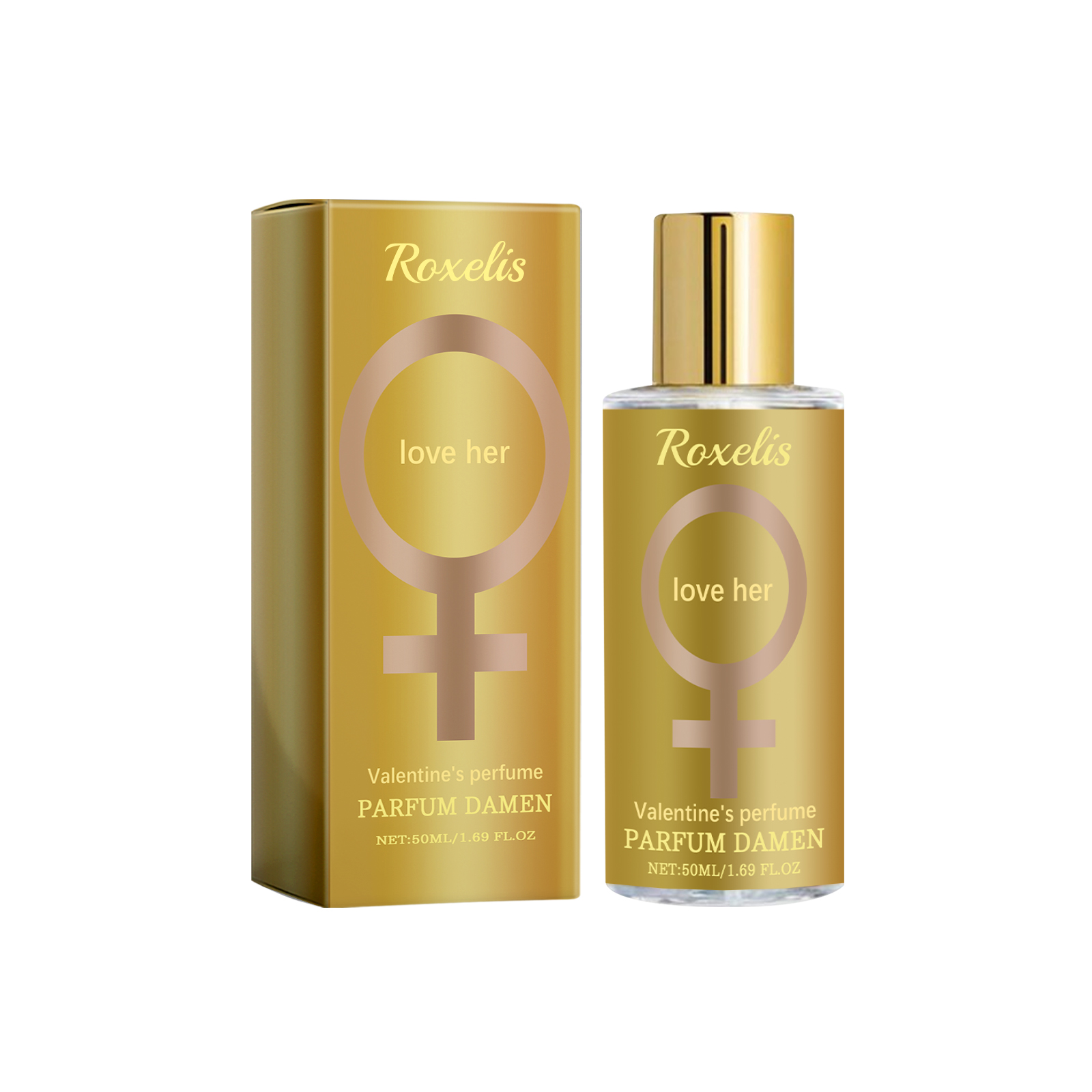 Roxelis Valentine's Day Women's Fragrance Women's Fragrance Natural Light Fresh Everyday Wrist Body Fragrance Charm Perfume
