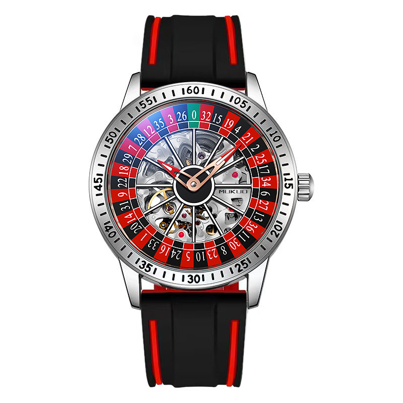 Authentic Export Wooden Wide Gamble Plate Men's Fully Automatic Mechanical Watch Waterproof Luminous Fashion Trendy Wristwatch - Image 13