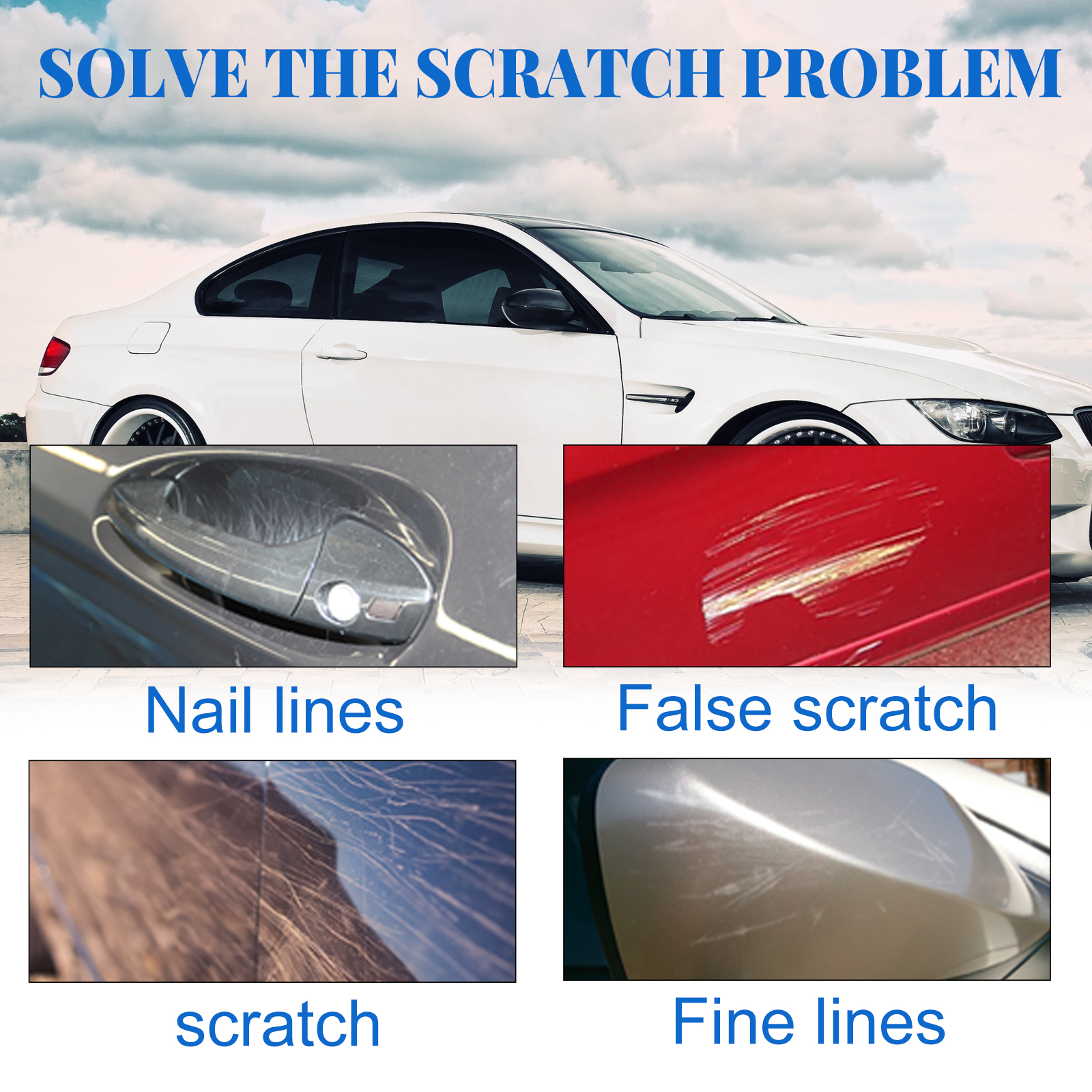 Rayhong Advance Car Scratch Remover Ser, Automotive Finish Cleaning And Polishing Scratch Repair Cream - Image 3