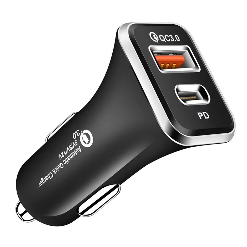 PD car charger TYPE-C fast charging car charging head CE certified 18W charger QC3.0 - Image 3