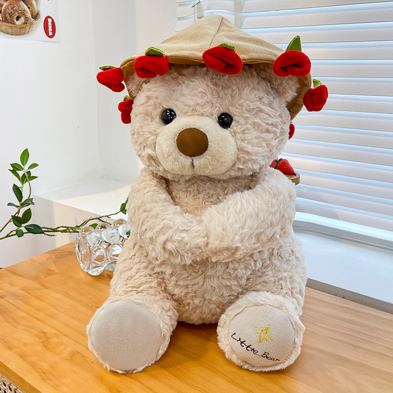 Cute Rose Flower Bear Plush Toy Teddy Bear Holding Flowers Stuffed Animal Valentine's Day Gift Wholesale Drop Shipping - Image 7