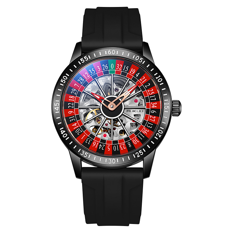 Authentic Export Wooden Wide Gamble Plate Men's Fully Automatic Mechanical Watch Waterproof Luminous Fashion Trendy Wristwatch - Image 11