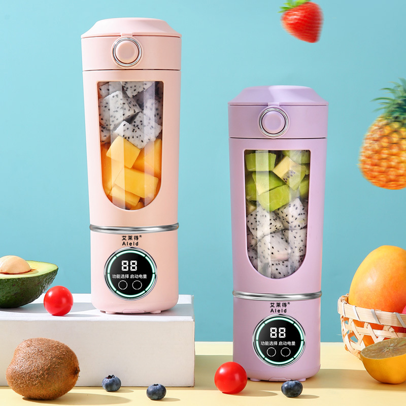High-end juicer household crushed ice juicer cup USB charging portable juicer outdoor travel cup 12 dollars - Image 2