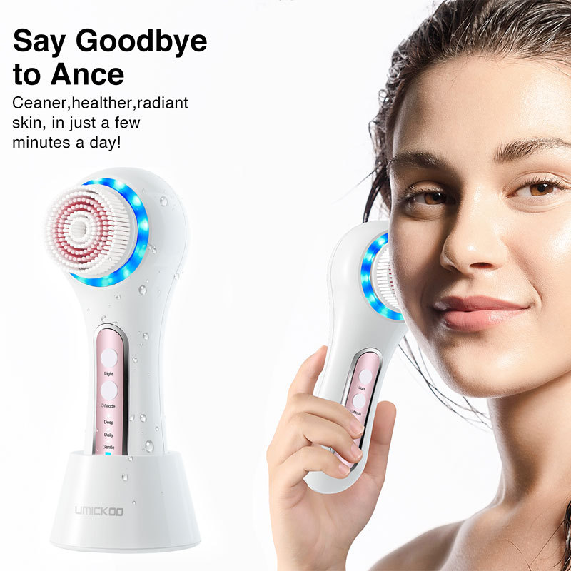 Electric facial brush for removing makeup and blackheads portable beauty tool multifunctional facial cleanser - Image 2
