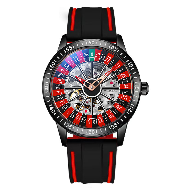 Authentic Export Wooden Wide Gamble Plate Men's Fully Automatic Mechanical Watch Waterproof Luminous Fashion Trendy Wristwatch - Image 14