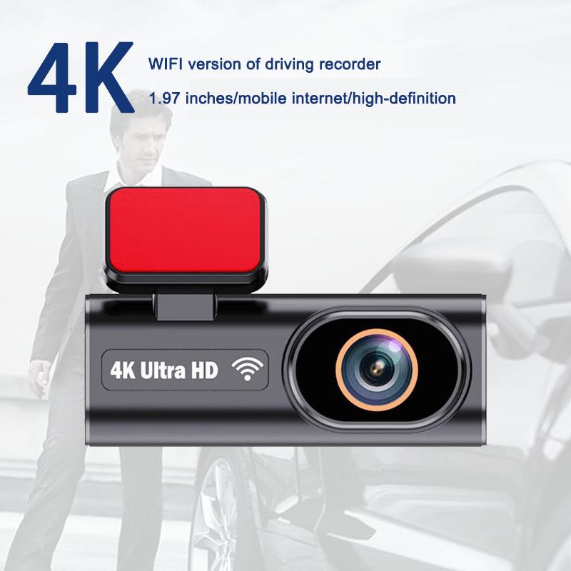 Mobile Internet WIFI version CAR DVR 1.97 inch driving recorder 4K high-definition dual recording parking - Image 3
