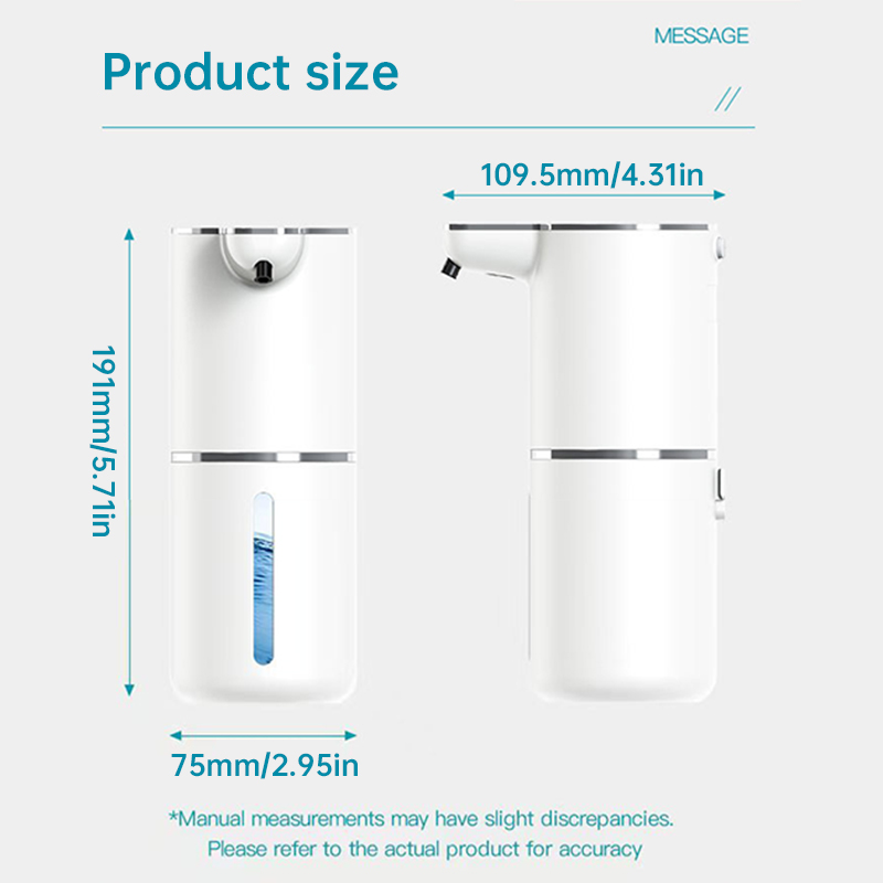 Touchless Sensor Soap Dispenser for Bathroom & Kitchen. Offers Foam and Liquid Modes. - Image 12