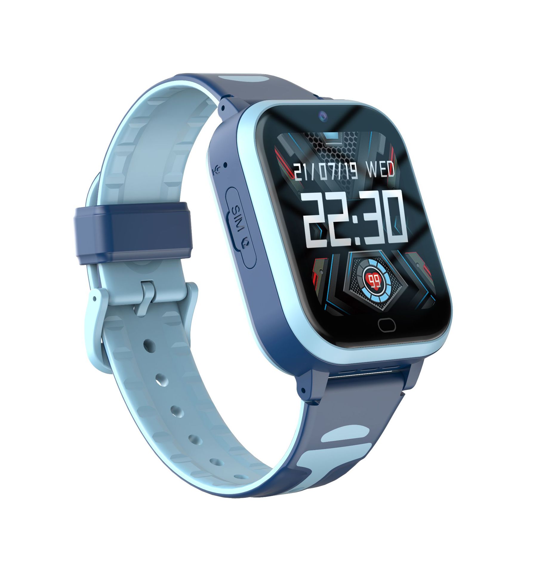 Long standby 4G smart children's phone watch Android card insertion video call positioning student watch