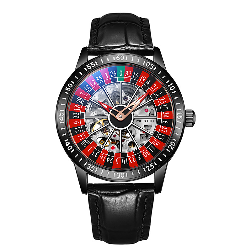 Authentic Export Wooden Wide Gamble Plate Men's Fully Automatic Mechanical Watch Waterproof Luminous Fashion Trendy Wristwatch - Image 17