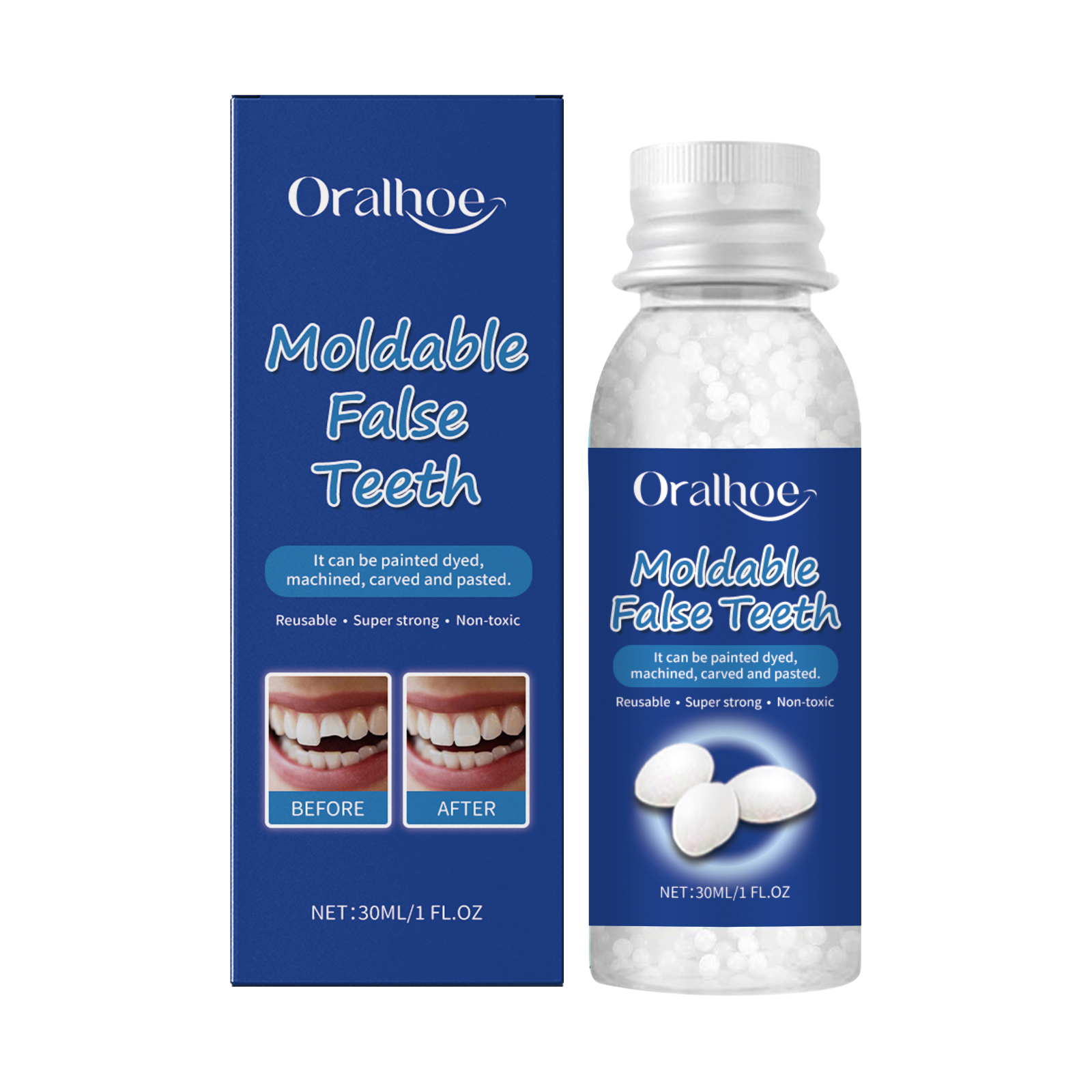 Solid Dental Glue, Temporary Dental Fillings For Modified Teeth And Dentures For Dentures - Image 2
