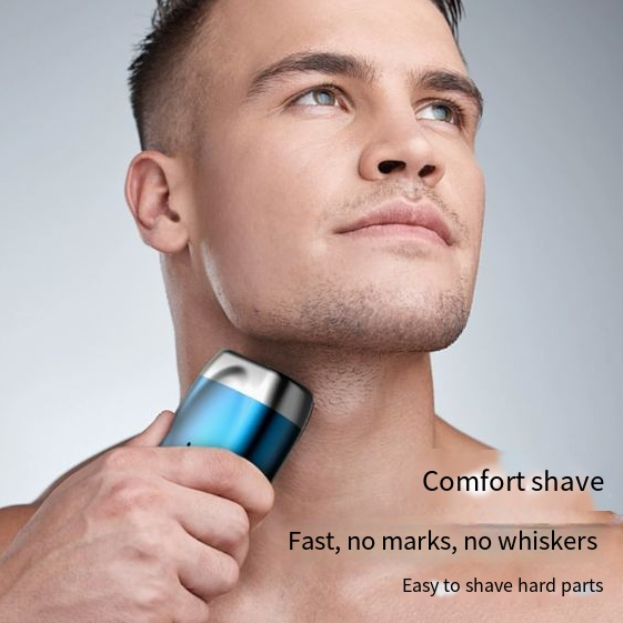Double headed mini magnetic shaver portable men's electric shaver rechargeable electric shaver - Image 7