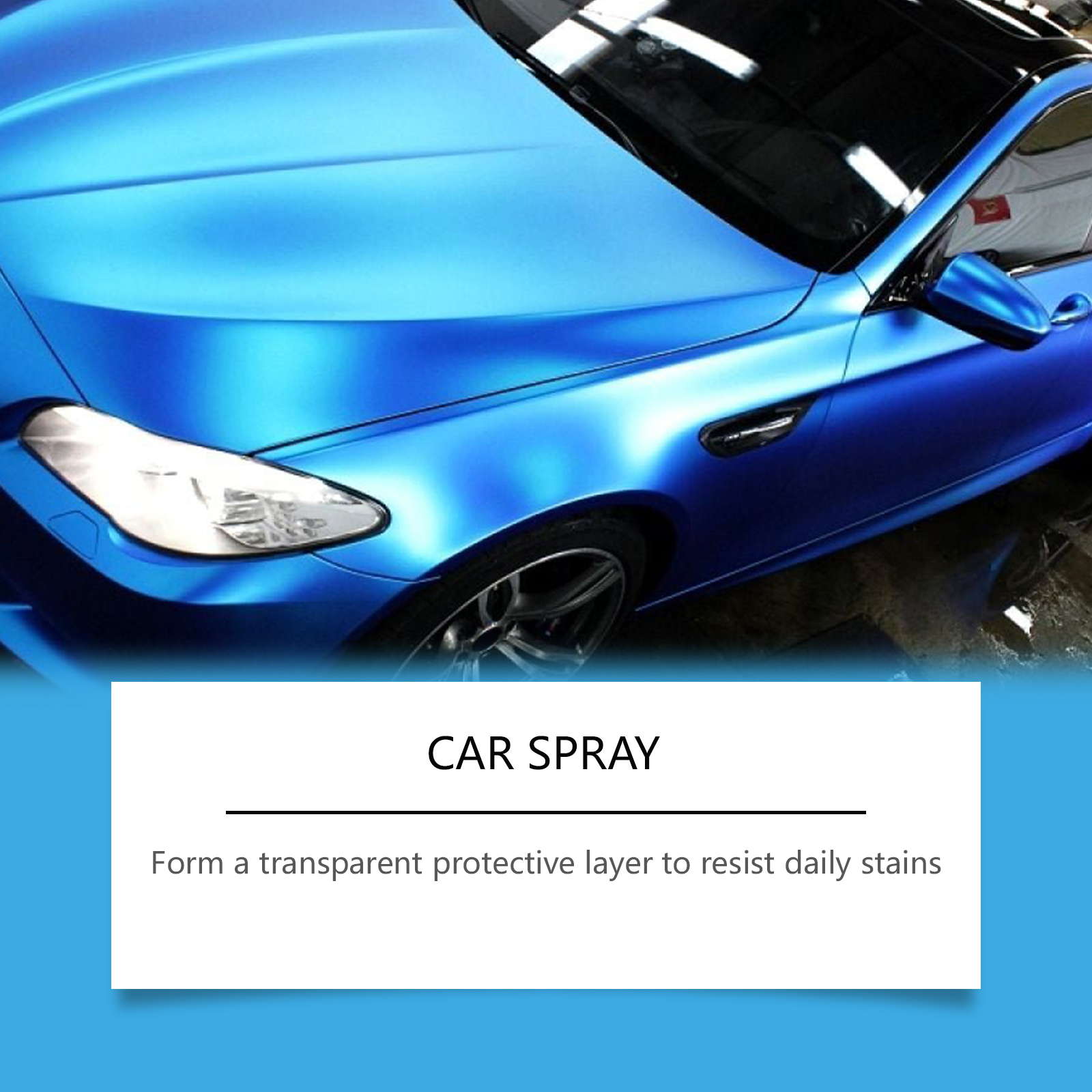 Homonth Automotive Multi-Functional Coating Spray, Car Paint Retrofitting Anti-Stain Gloss Brightening Coating Coating Protective Agent - Image 3
