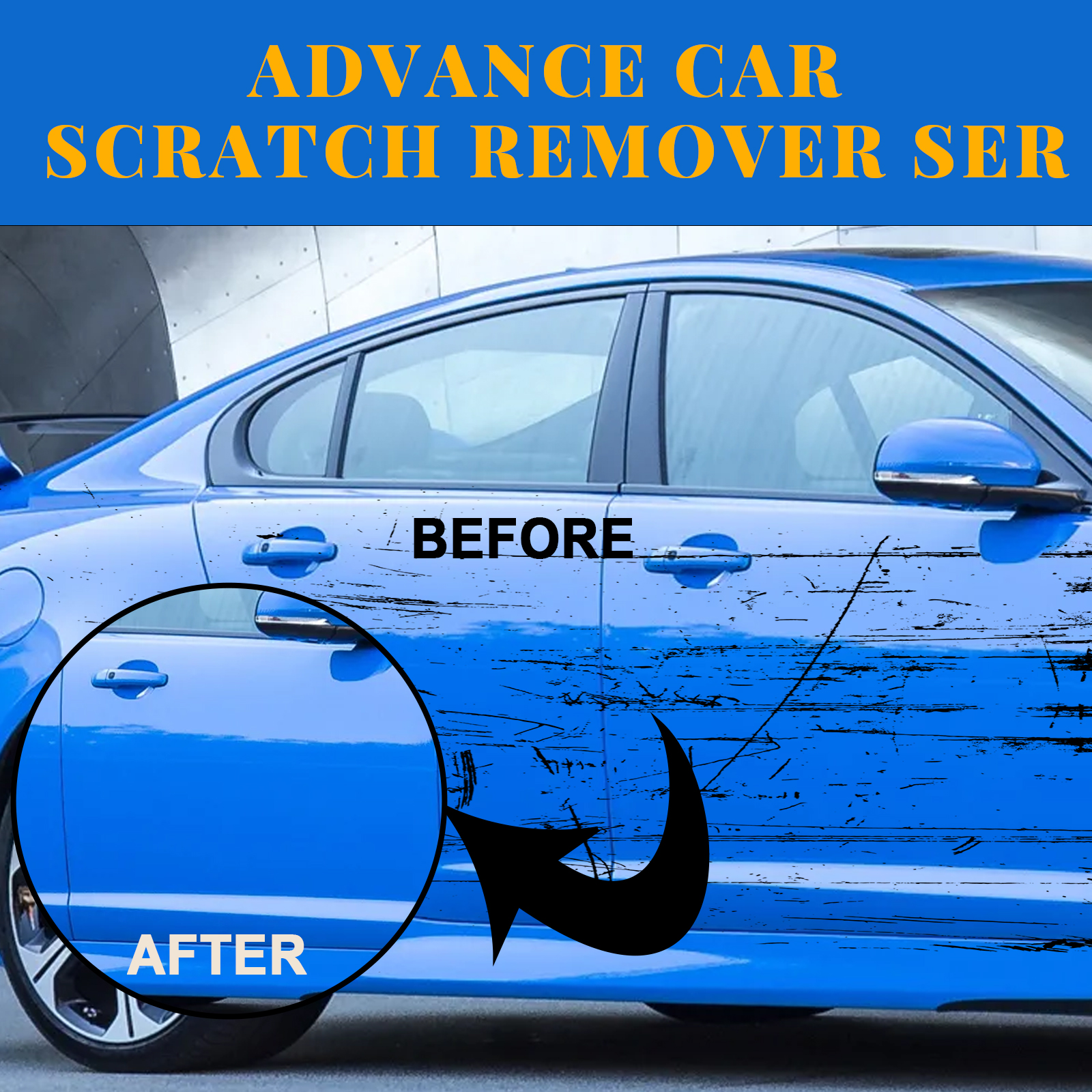 Rayhong Advance Car Scratch Remover Ser, Automotive Finish Cleaning And Polishing Scratch Repair Cream - Image 4