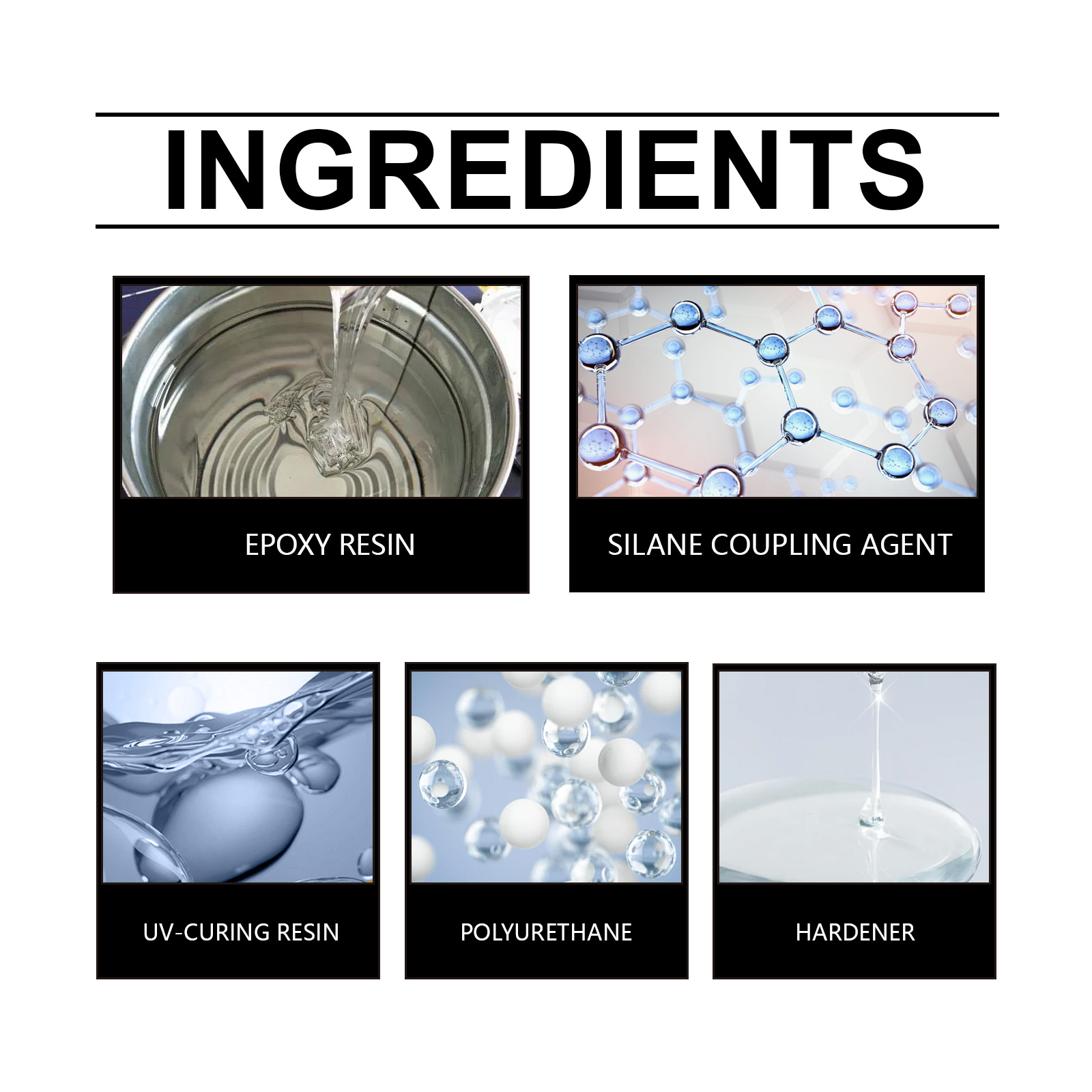 Rayhong Automotive Windshield Repair Fluid, Glass Nano Repair Kit Repair Cracks Clear Vision - Image 5