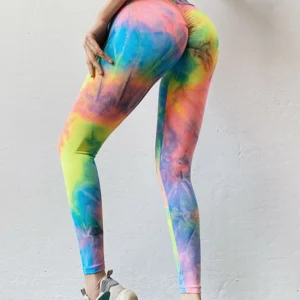 Tie-Dye High Waist Active Leggings