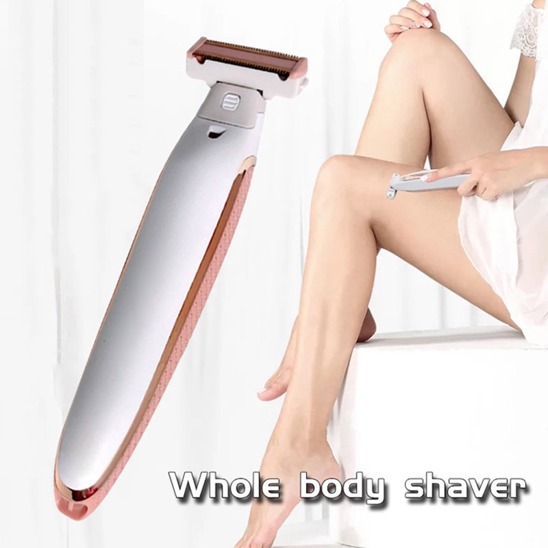 Electric Lady Shaver Razor Flawless Body Hair Shaver Painless Bikini Trimmer USB Rechargeable Fast Hair Shaving Machine - Image 2