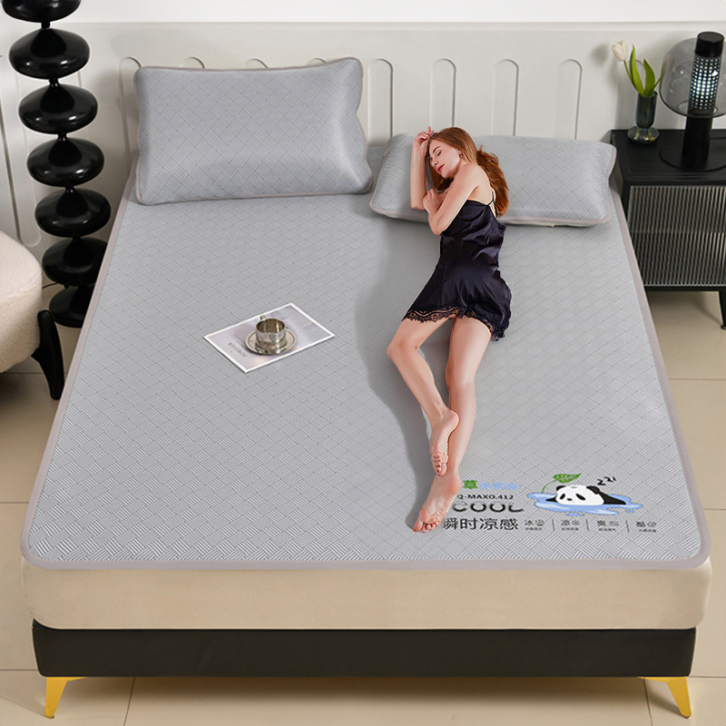 600D Carbon Fiber Summer Mat, Natural Ice Vine Cooling Mat, Can, Naked-sleep Cool Mattress, Pillowcase - Image 7