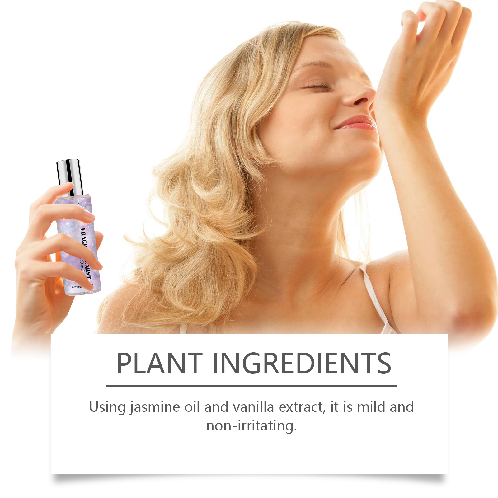 Roxelis Nectar Rock Sugar Fragrance Spray, Fragrant Fruit Fragrance Fresh Summer Women's Long-Lasting Portable Perfume - Image 4