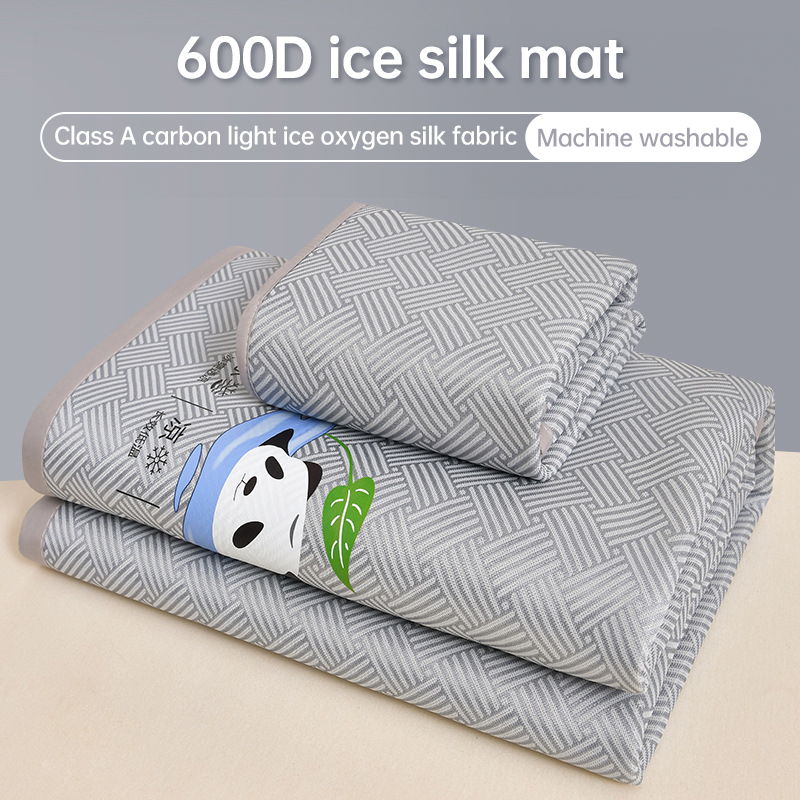 600D Carbon Fiber Summer Mat, Natural Ice Vine Cooling Mat, Can, Naked-sleep Cool Mattress, Pillowcase - Image 4