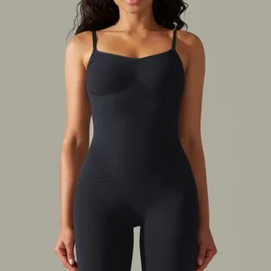 Spaghetti Strap Active Romper