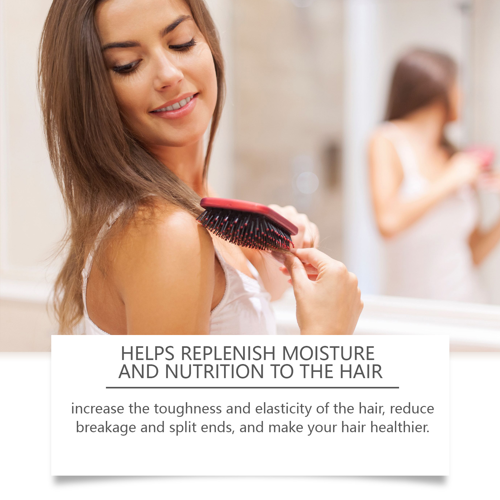 Wiyun Keratin Hair Mask, Keratin Gently Nourishes And Repairs Hair, Strong And Shiny Hair Mask - Image 3