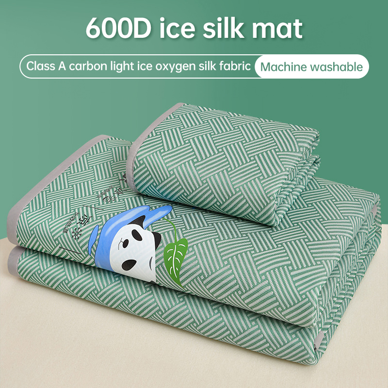 600D Carbon Fiber Summer Mat, Natural Ice Vine Cooling Mat, Can, Naked-sleep Cool Mattress, Pillowcase - Image 5
