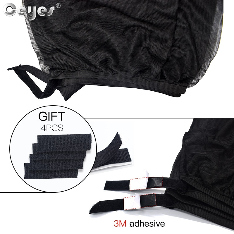 Ceyes 2pcs Car Styling Accessories Sun Shade Auto UV Protect Curtain Side Window Sunshade Mesh Sun Visor Protection Window Films - Image 5