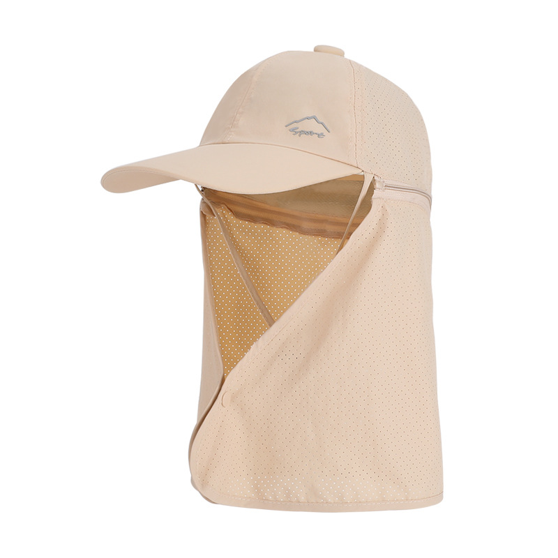 1pc Summer Baseball Cap with Detachable 360° Neck Sun Flap. For men, hiking, fishing, outdoor. - Image 8